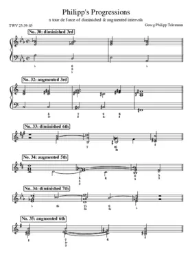 Singe- Spiel- und Generalbassübungen TWV 25:39-85