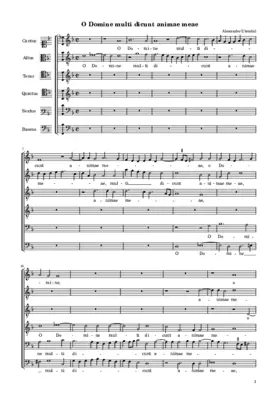 O Domine multi dicunt animae meae