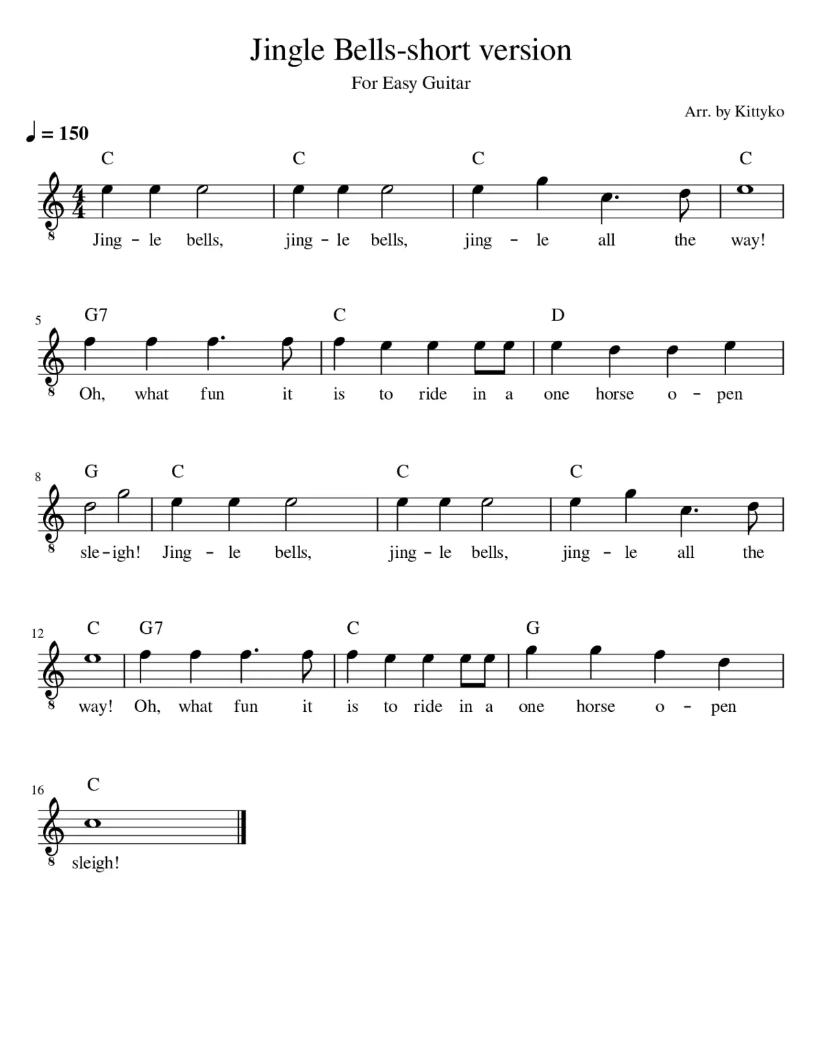 Jingle Bells - Page 1