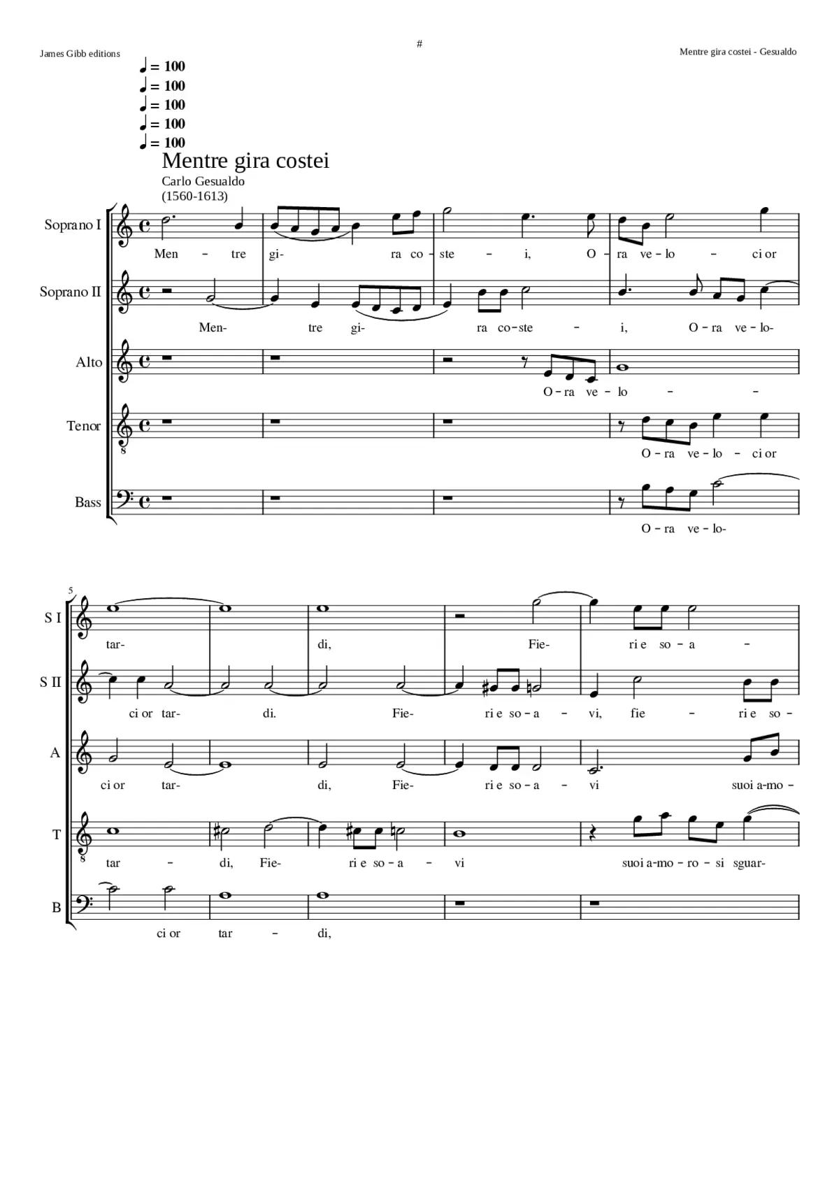 Mentre gira costei - Page 1