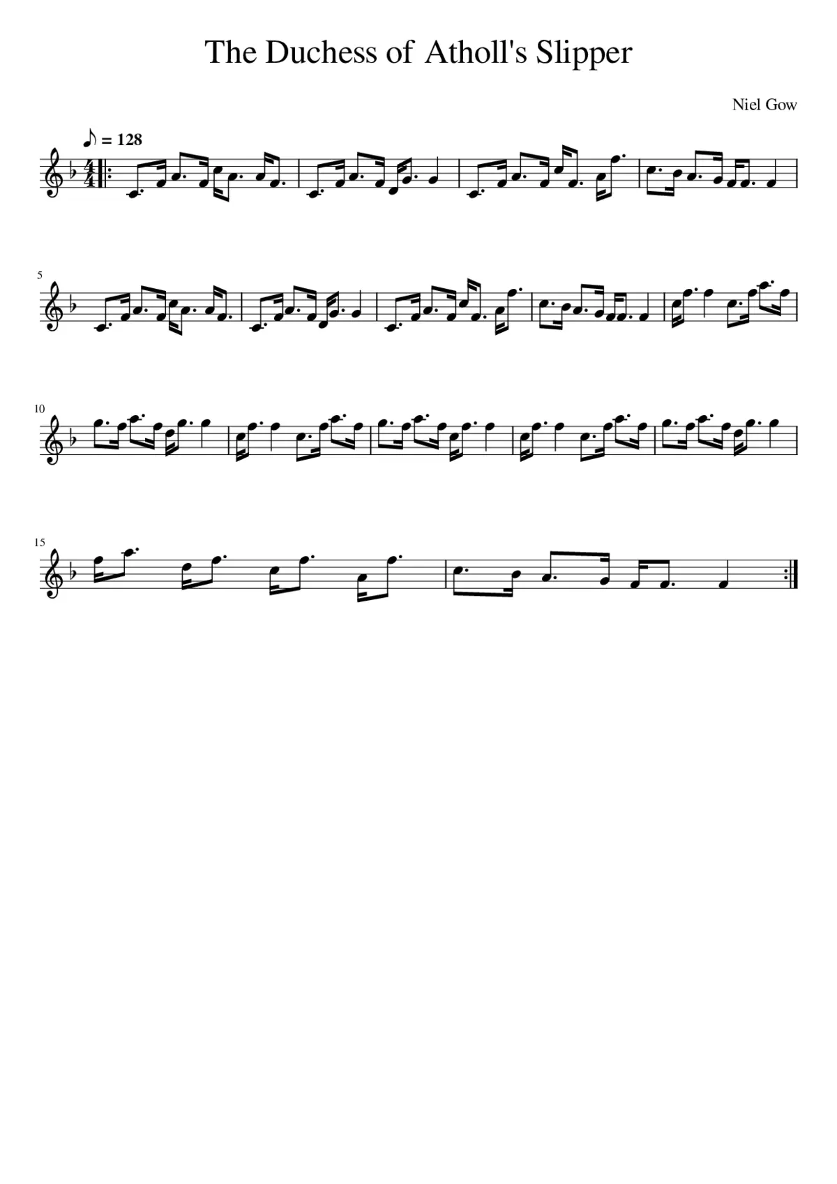 The Duchess of Atholl's Slipper - Page 1