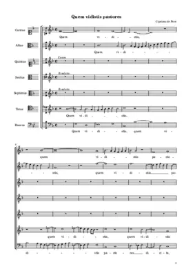 Quem vidistis, pastores?