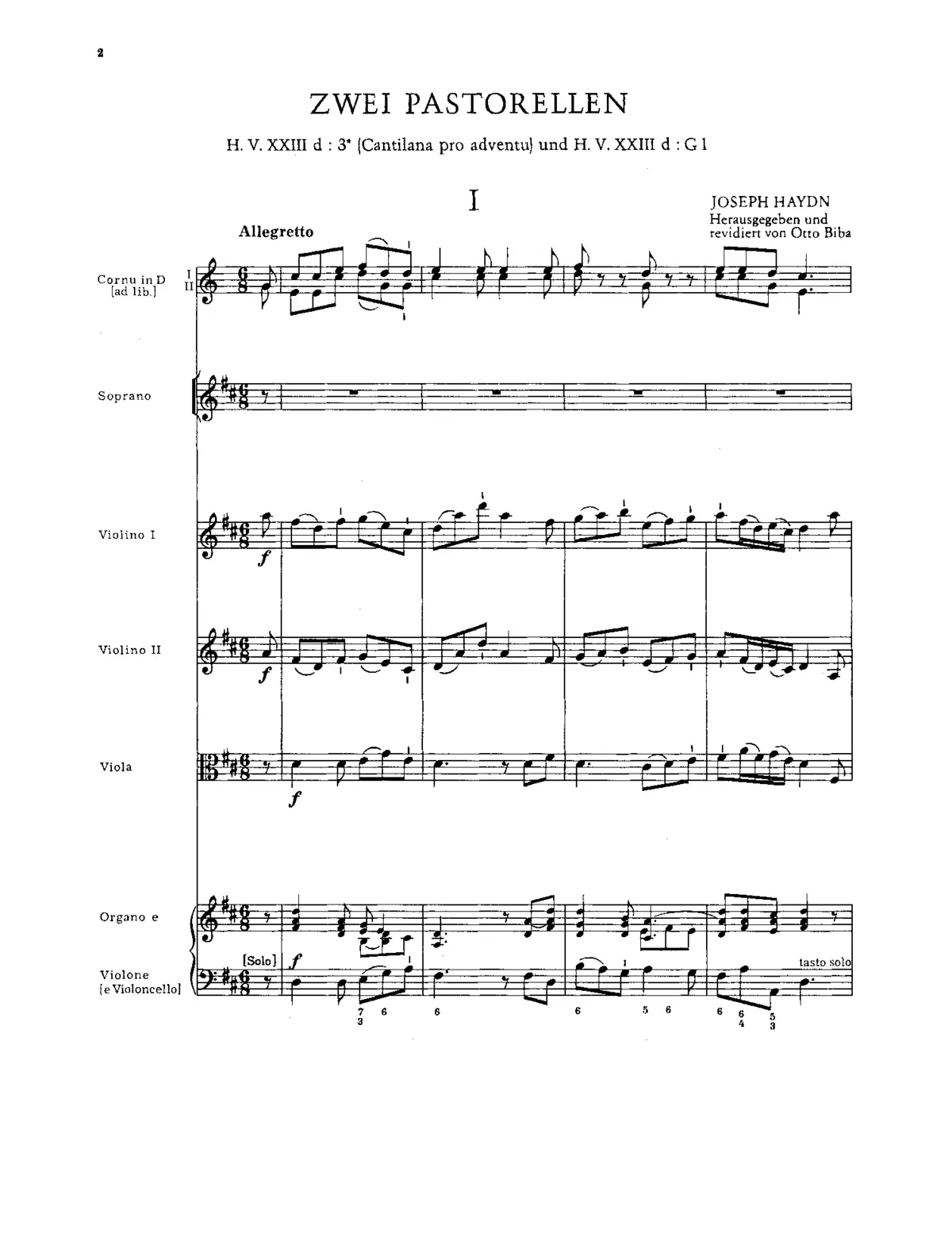 Cantilena pro Adventu: 'Jesu Redemptor' - Page 1