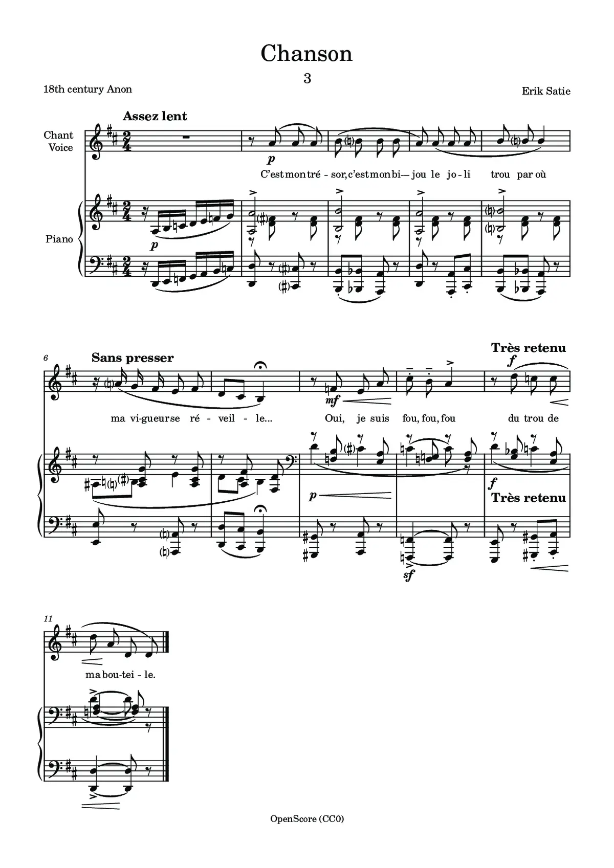 Chanson - Page 1