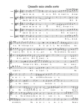 Quando mia cruda sorte