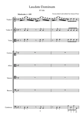 Laudate Dominum, RV 606