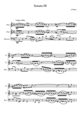 Flute Sonata in E-flat major BWV 1031