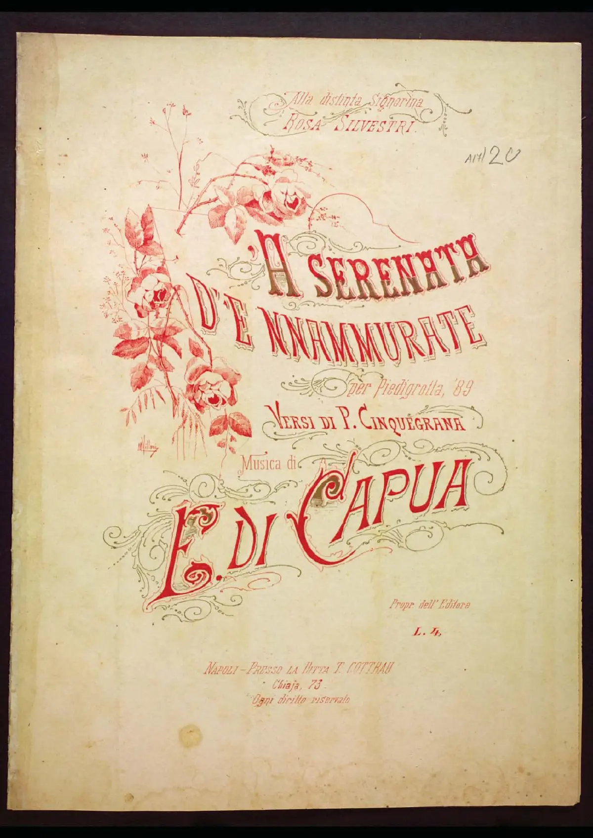 'A serenata d''e nnammurate - Page 1