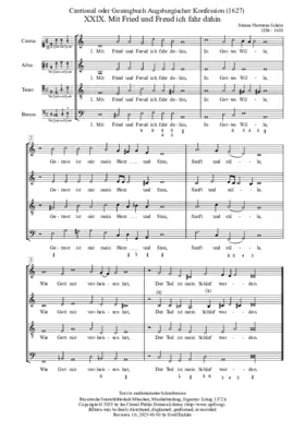 Mit Fried und Freud ich fahr dahin