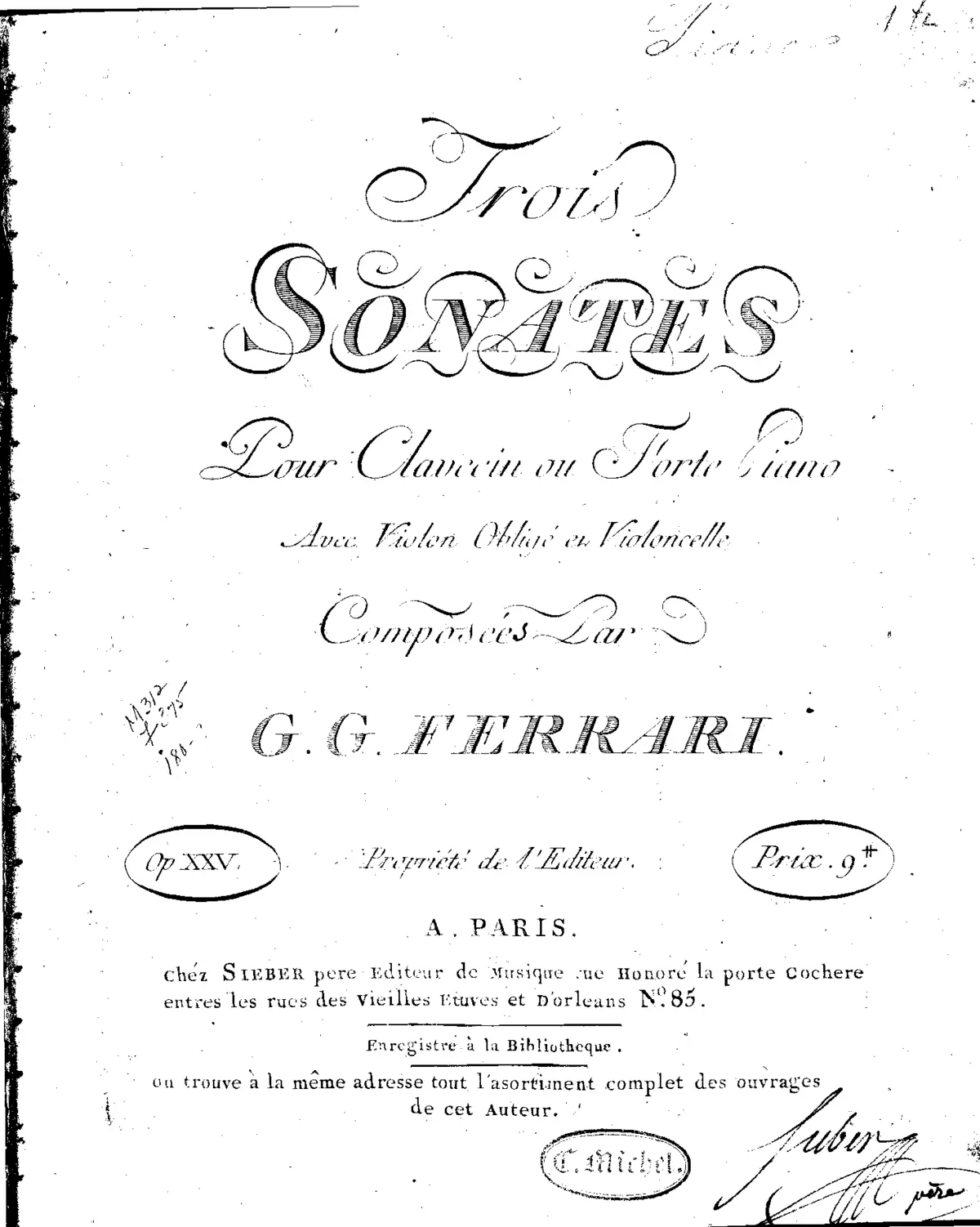 3 Trio Sonatas - Page 1