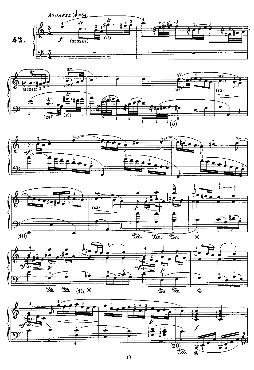 Keyboard Sonata in A minor - Page 1