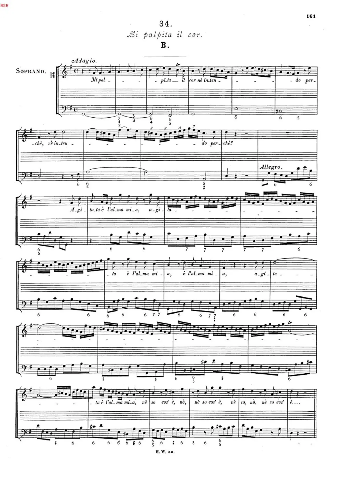 Mi palpita il cor - Page 1