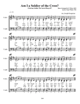 Am I a soldier of the cross?