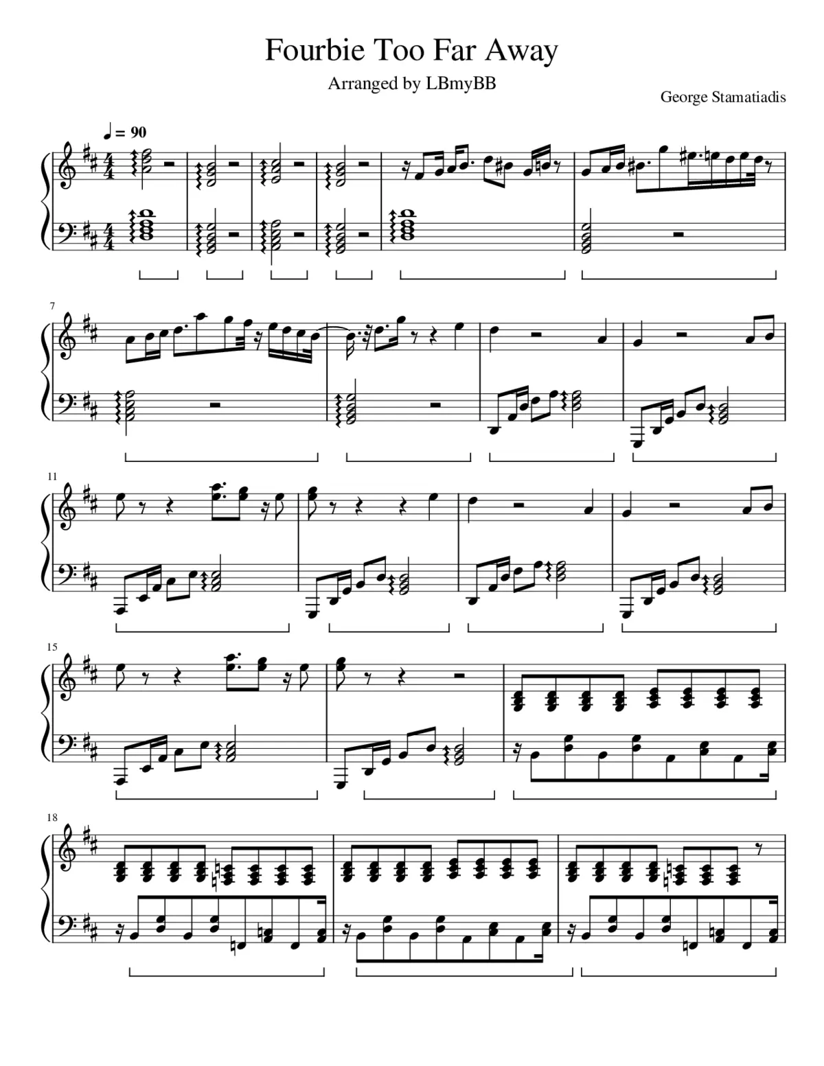 Fourbie Too Far Away - Page 1