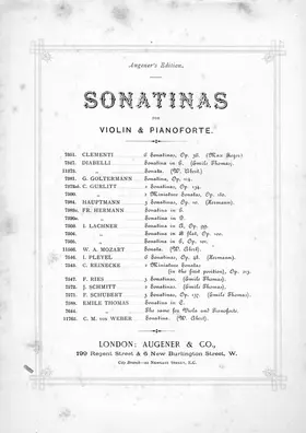 2 Sonatinas