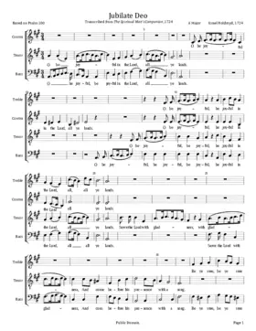 Jubilate Deo