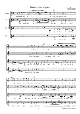 Cantantibus organis