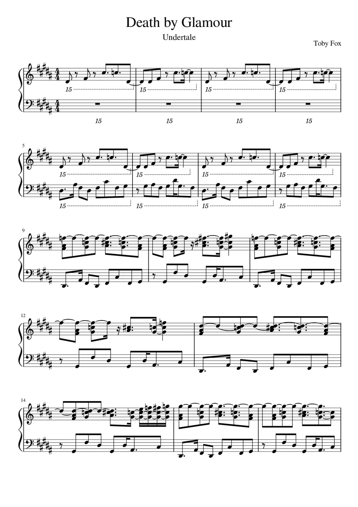 Death by Glamour - Page 1