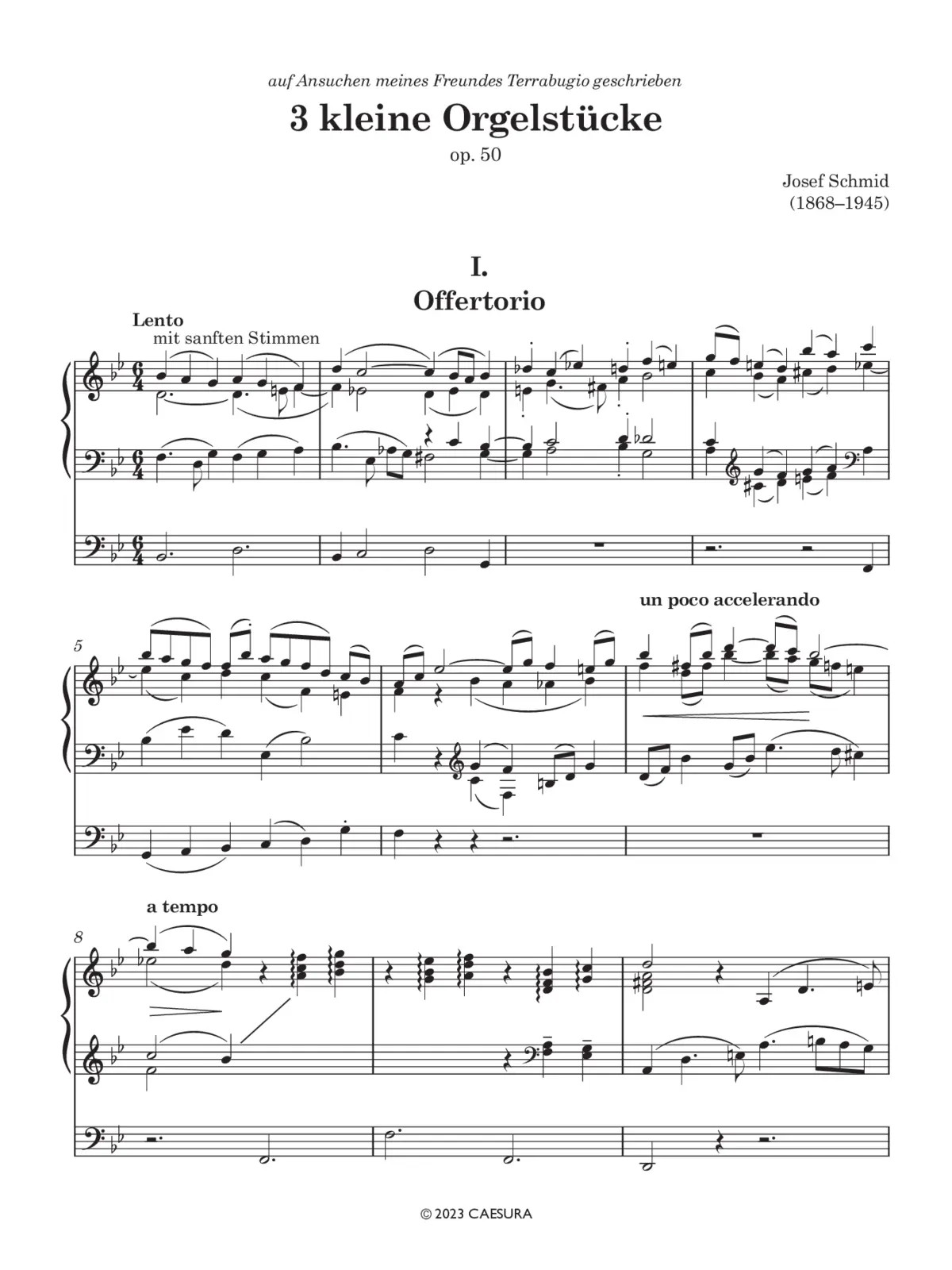 3 Kleine Orgelstücke - Page 1