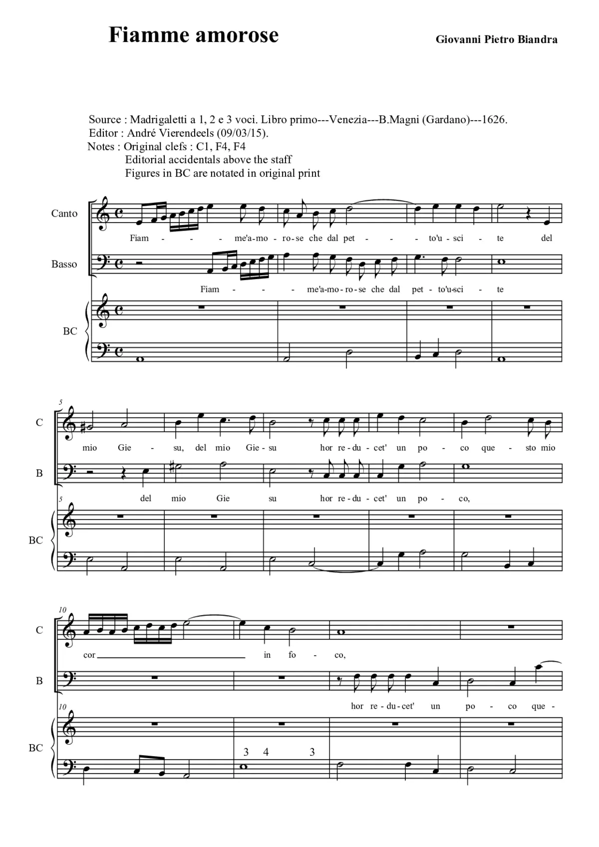 Fiamme amorose - Page 1