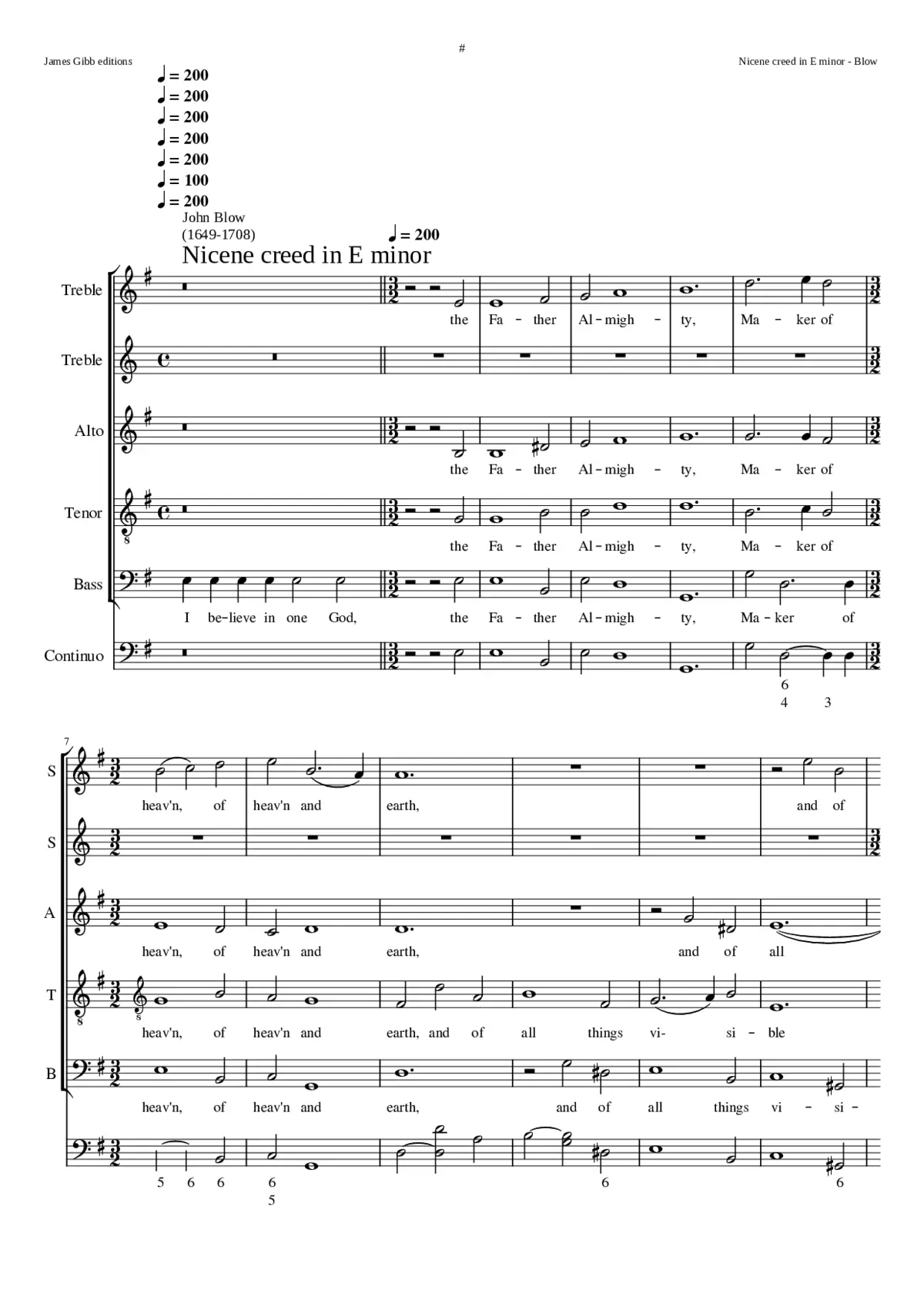 Nicene creed in E minor - Page 1