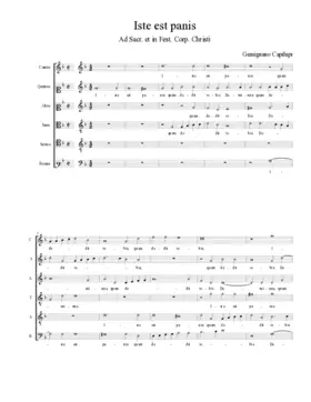 Iste est panis