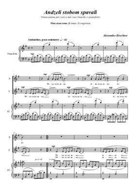 Andzeli stobom spavali