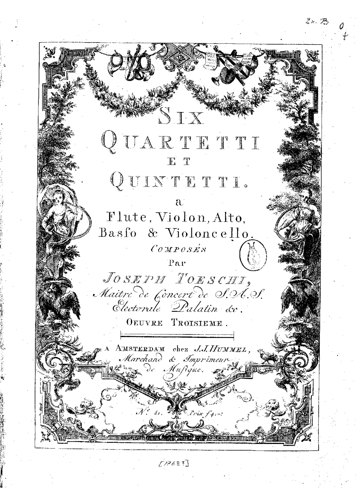 3 Quartets and 3 Quintets - Page 1