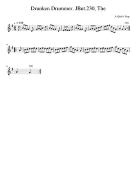 The Drunken Drummer. JBut.230