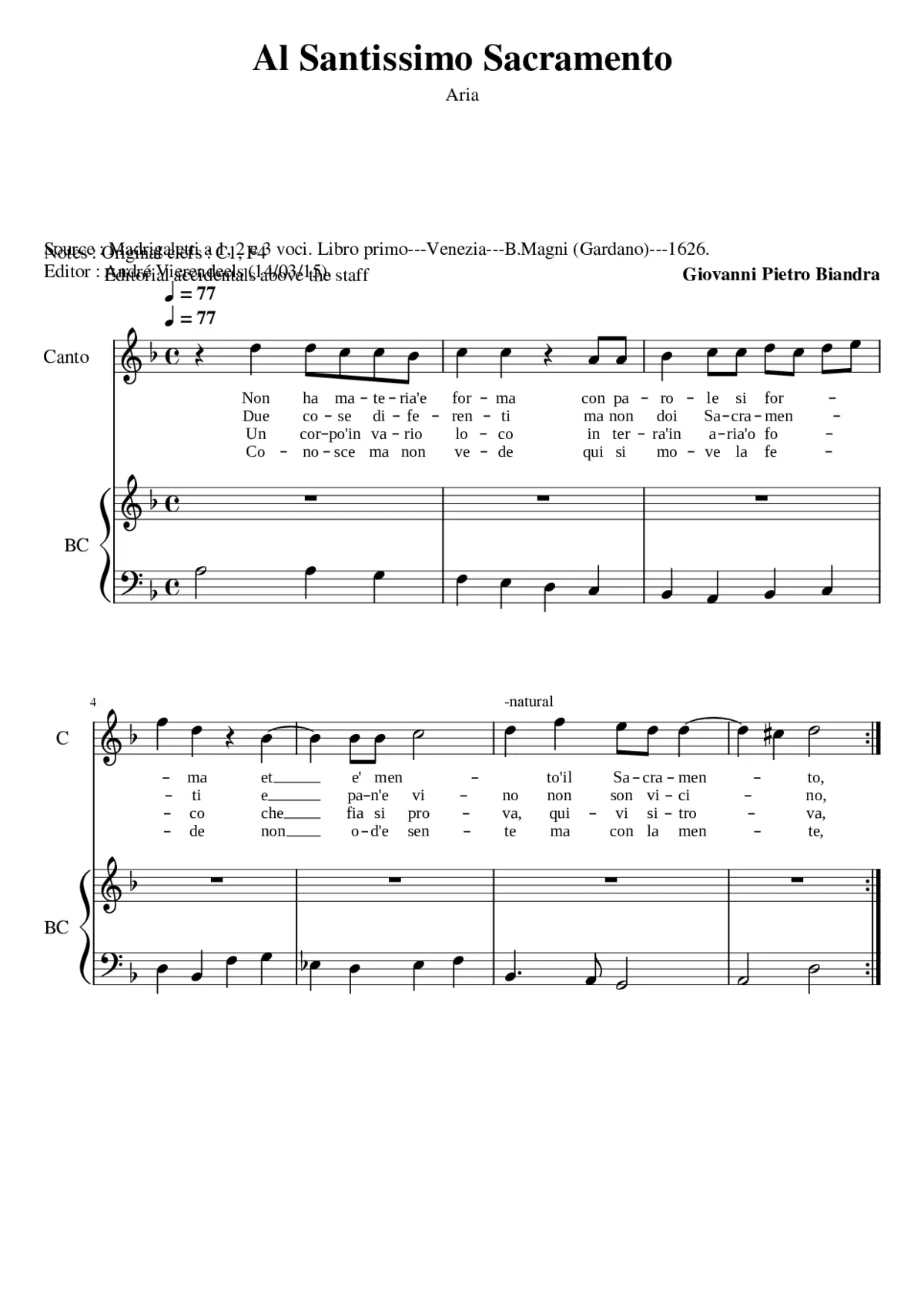 Non ha materia' e forma - Page 1