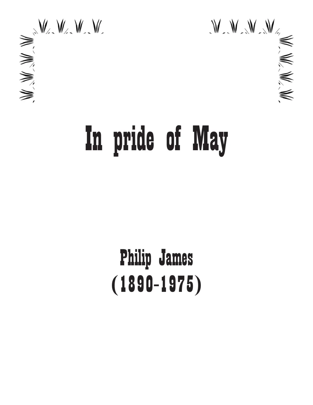 In pride of May - Page 1