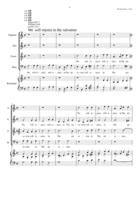 We will rejoice in thy salvation