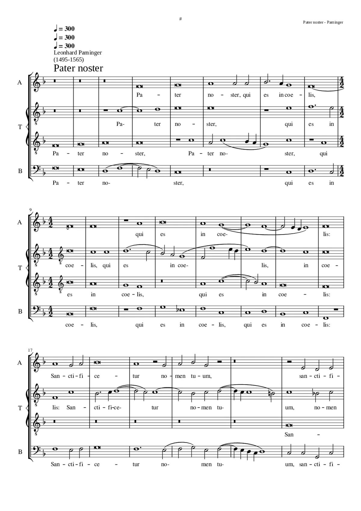 Pater noster - Page 1