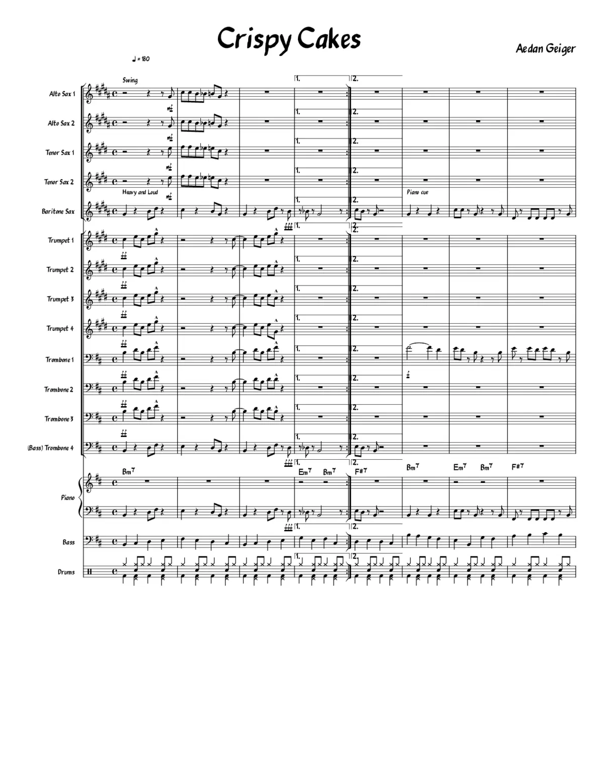 Crispy-Cakes Big Band - Page 1