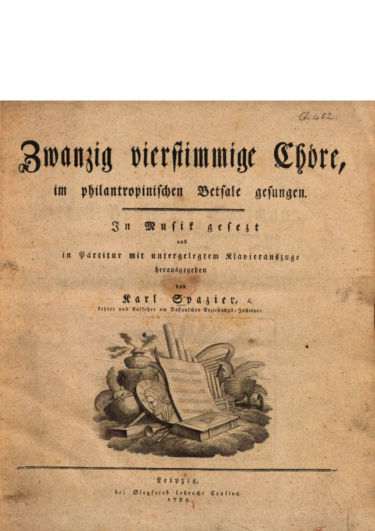 20 Vierstimmige Chöre - Page 1