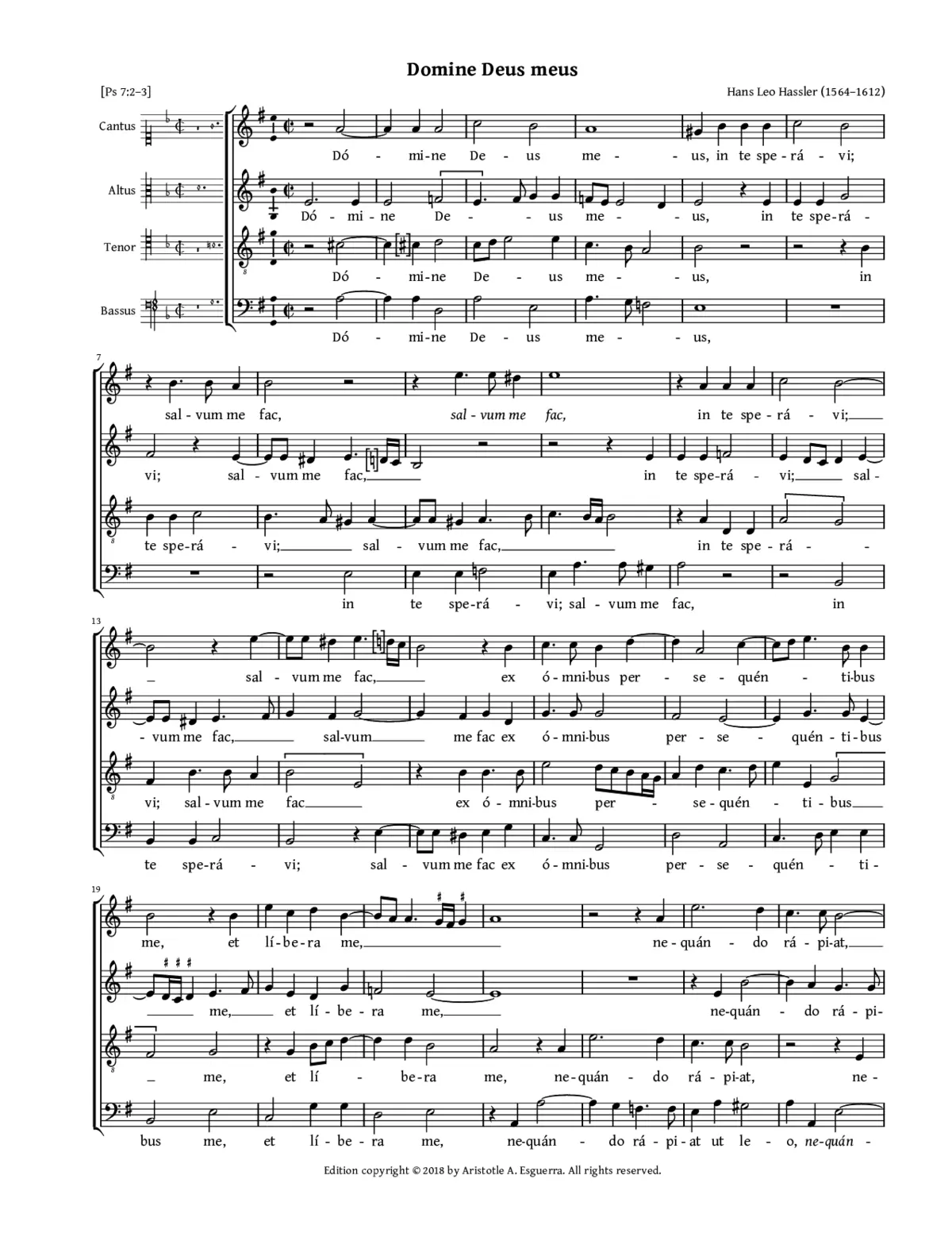 Domine Deus meus - Page 1