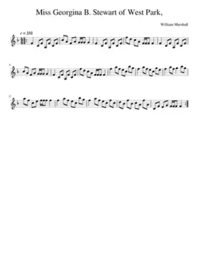 Miss Georgina B. Stewart of West Park