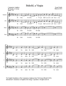 Behold, a virgin shall conceive