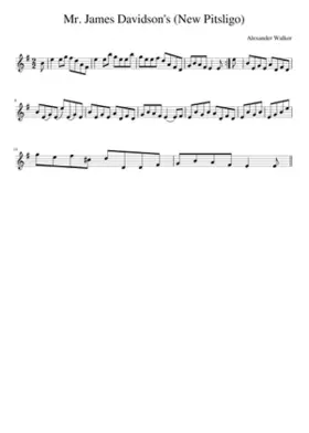 Mr. James Davidson's (New Pitsligo)