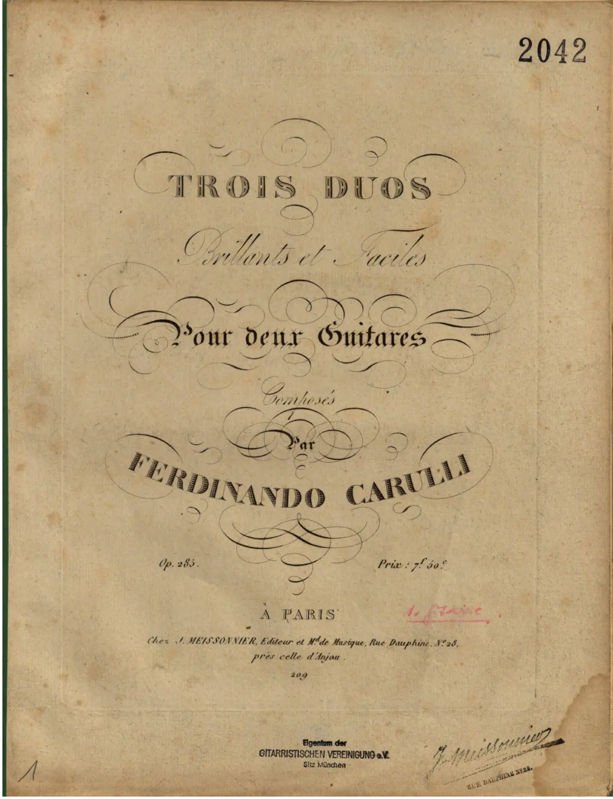 3 Duos brillants et faciles pour 2 Guitares - Page 1