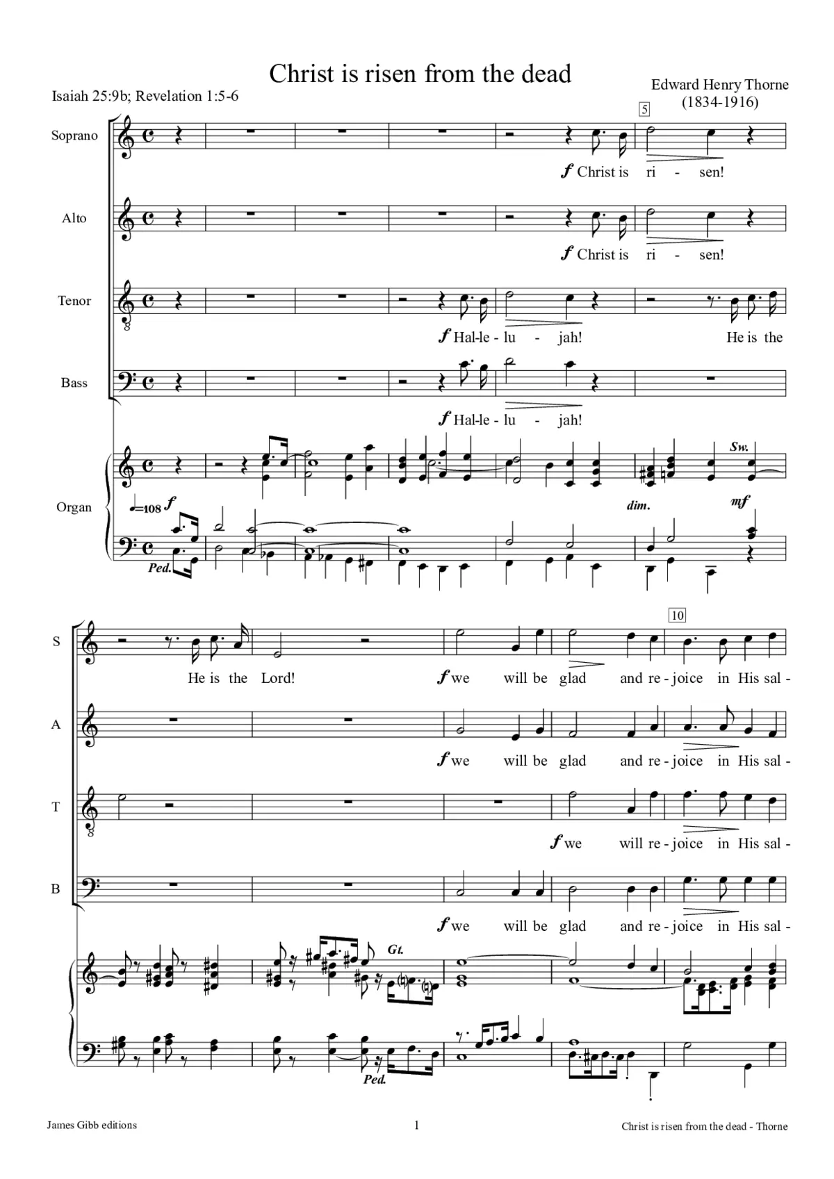Christ is risen from the dead - Page 1