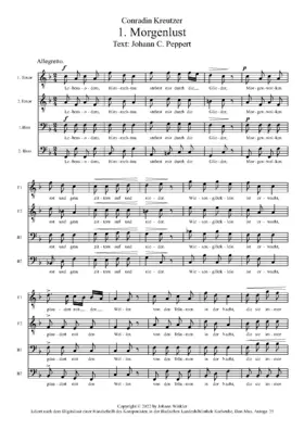 12 vierstimmige Gesänge