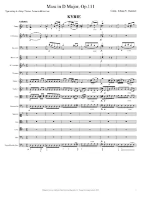 Mass in D major