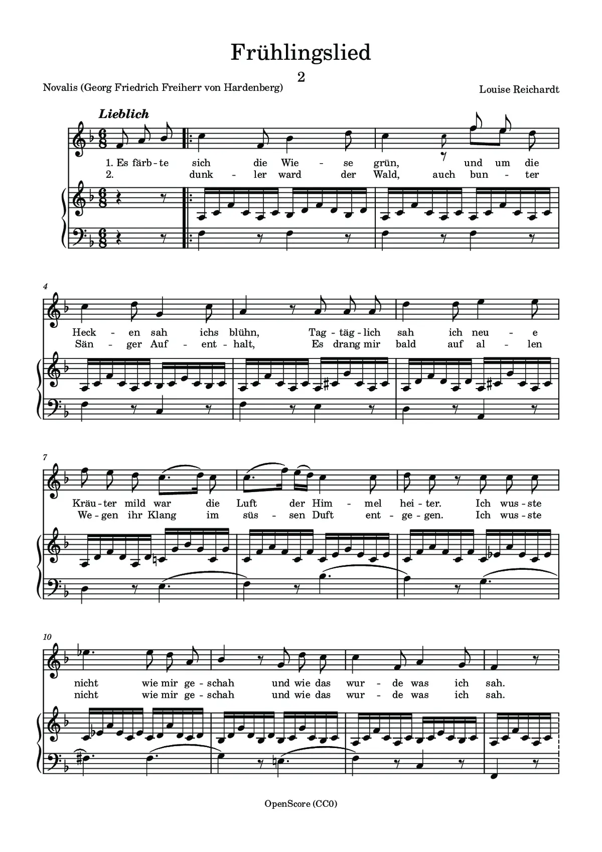 Frühlingslied - Page 1