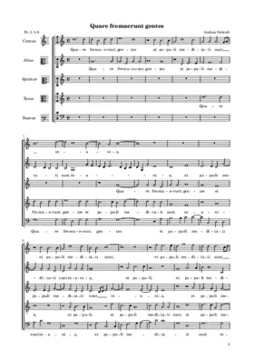 Quare fremuerunt gentes