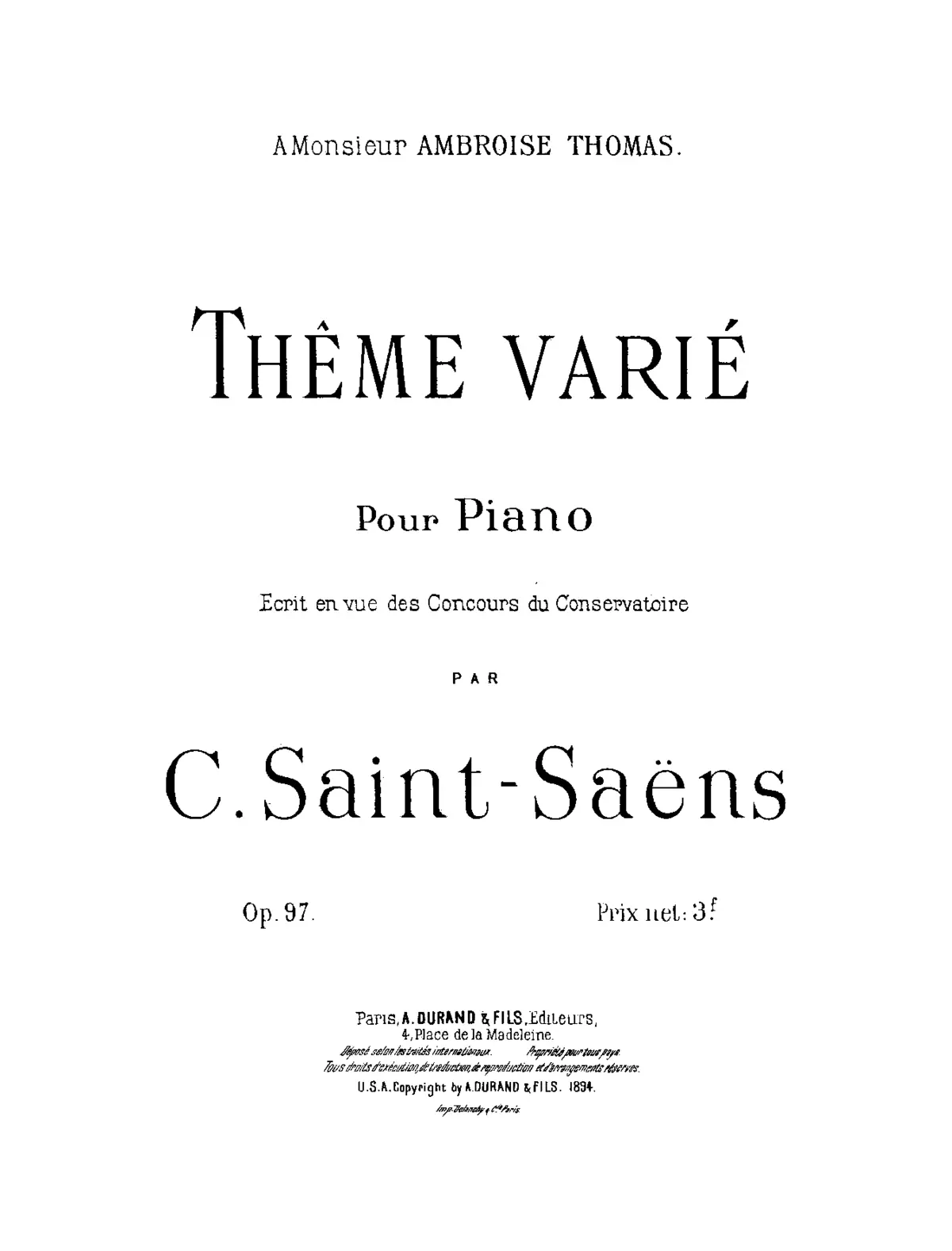 Thème varié - Page 1