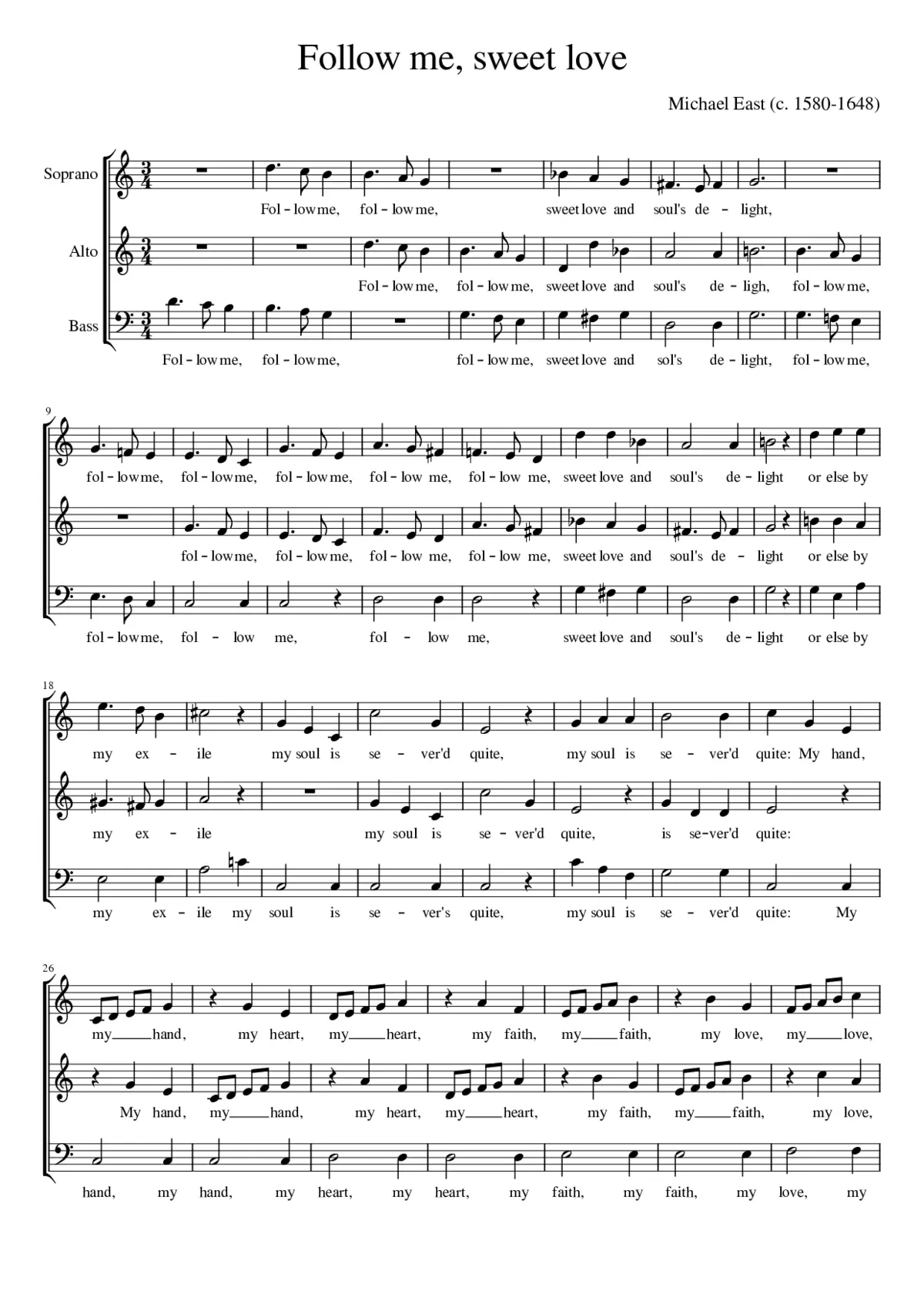 Follow me sweet love - Page 1