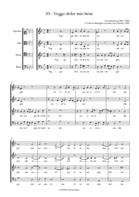 Veggo, dolce mio bene