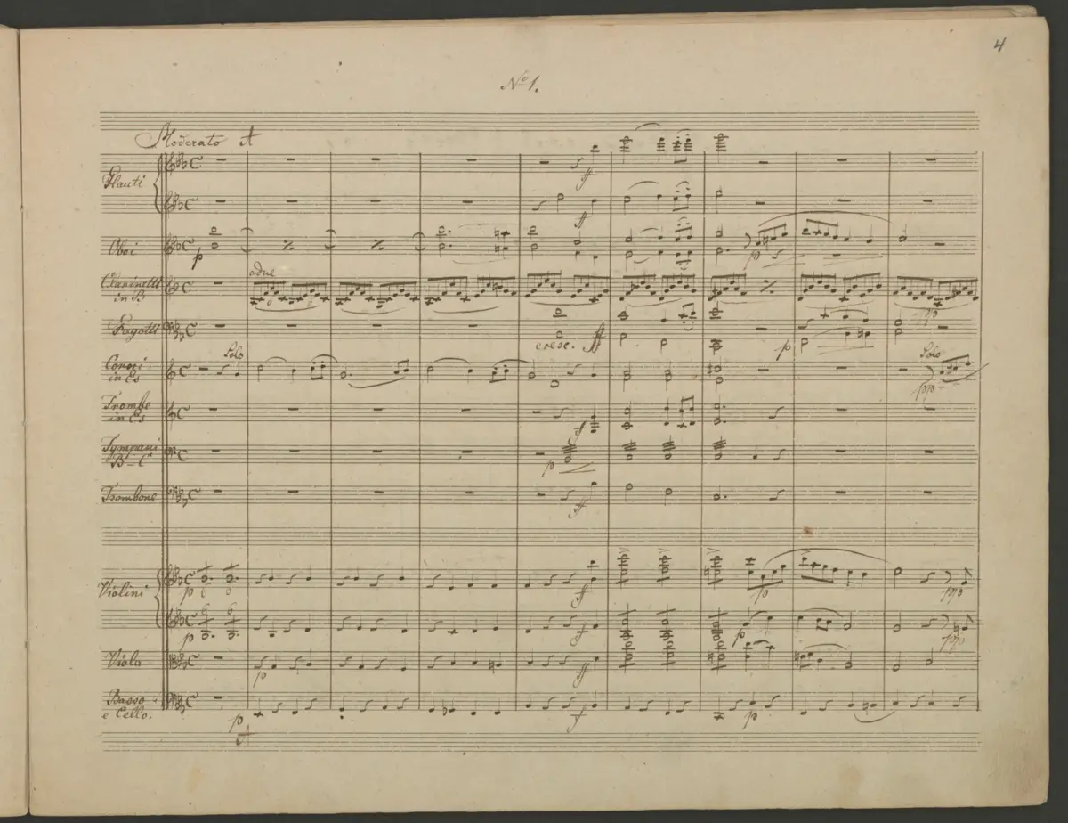 3 Pieces for Orchestra - Page 1