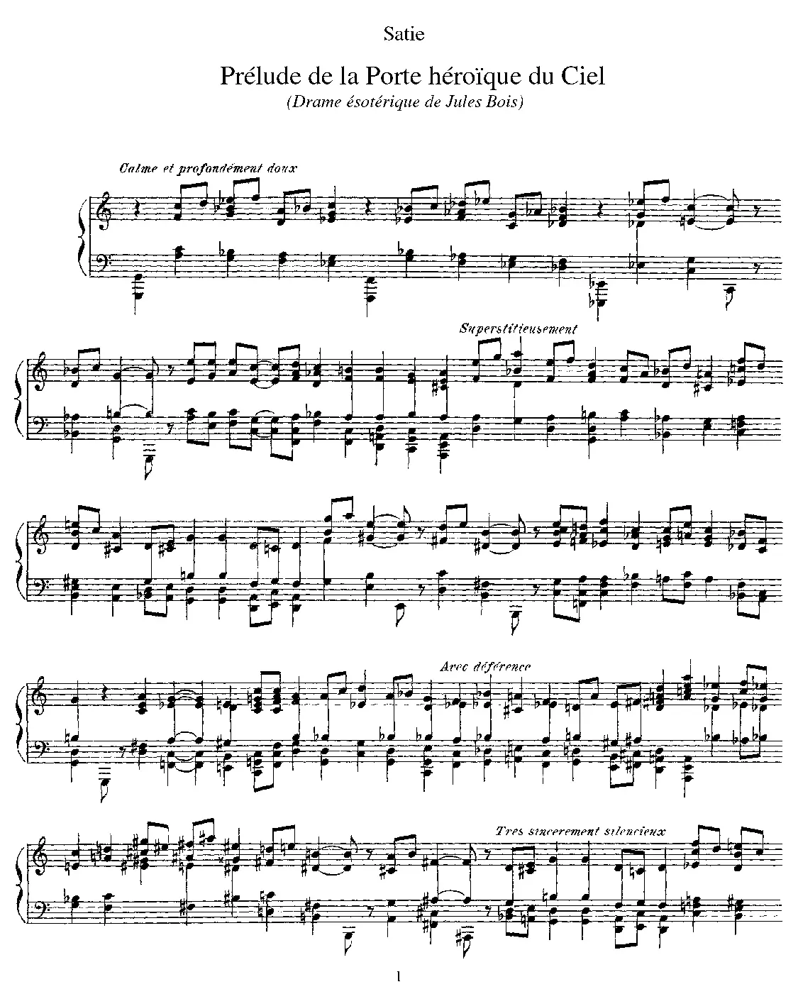 Prélude de la porte héroïque du ciel - Page 1